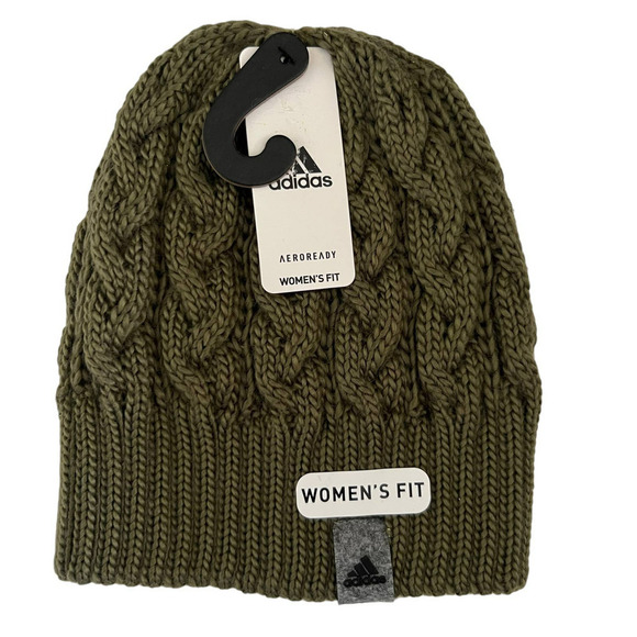 adidas Accessories - Adidas Women's Whittier 3 Olive Green Beanie